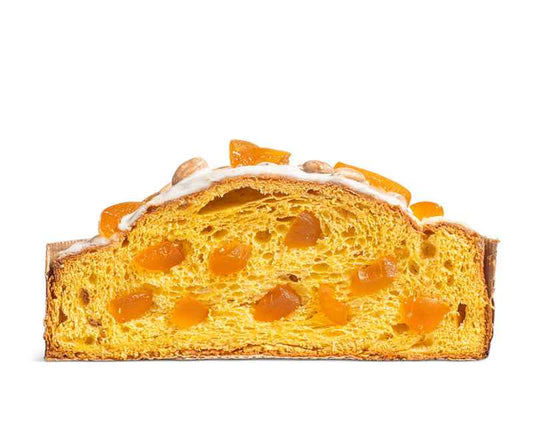 Colomba Dolce Pasquale cioccolato bianco e albicocca – lievitazione naturale – artigianale 750gr