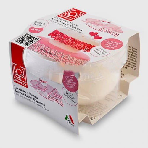 Sweet Lace Express White Sugar Lace Paste. 200g. Modecor