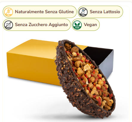 Mezzo Uovo di Pasqua farcito – Healthy & Vegan NO LATTE-ZUCCHERO-GLUTINE.