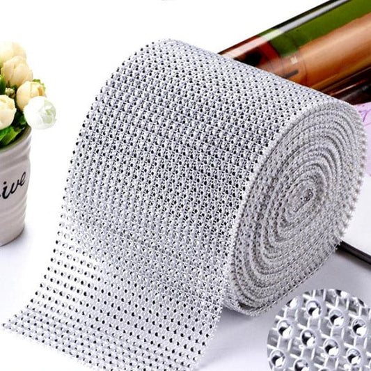 Tiffany. Bordo Strass Alto 10 cm con 24 file