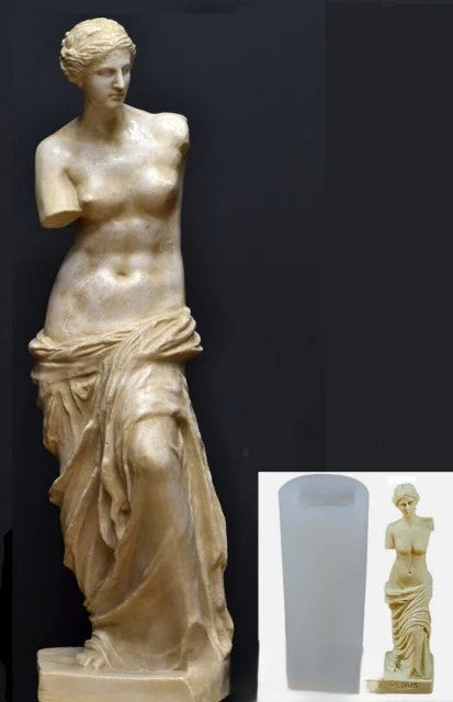 Venere di Milo di 15 cm. Barocco Vintage. Stampo in silicone anche per Candele - WORLD PRODUCTS SHOP