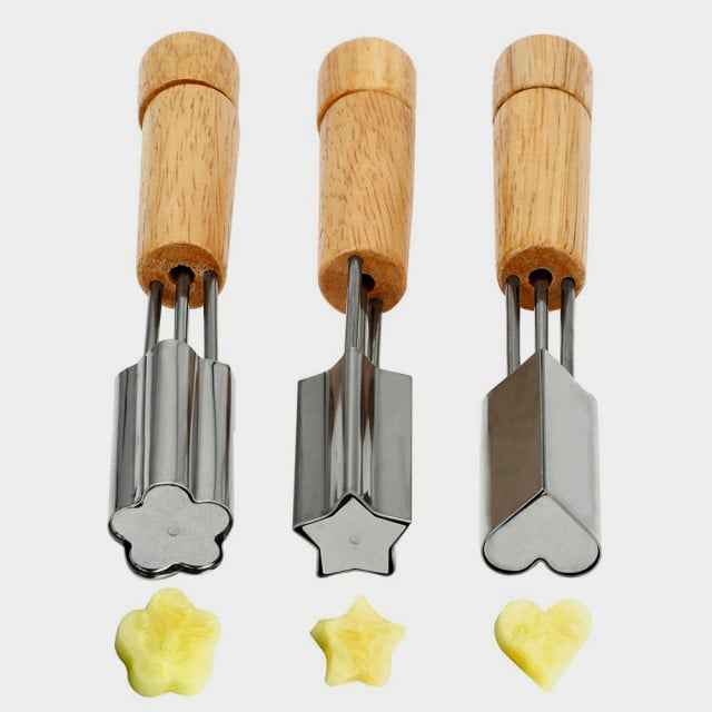 Stella Cuore e Fiore. Stampo espulsione in metallo