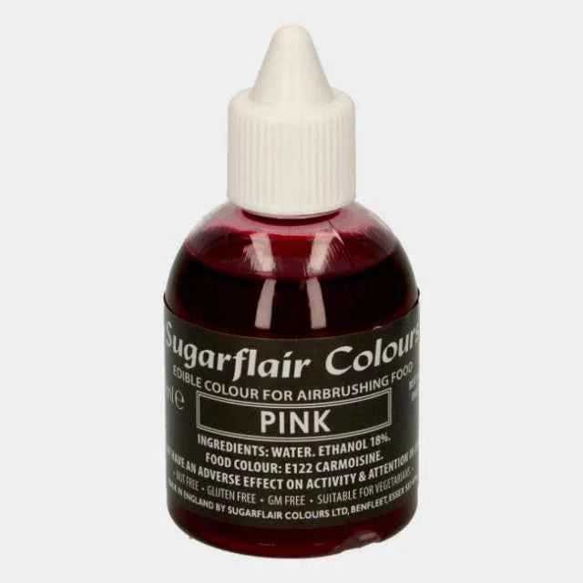 ROSA 60 ml. Colorante liquido anche per Aerografo. Sugarflair
