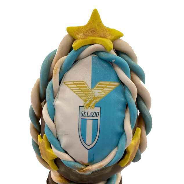Uovo di Pasqua Artigianale personalizzato LAZIO farcito da oltre 1kg