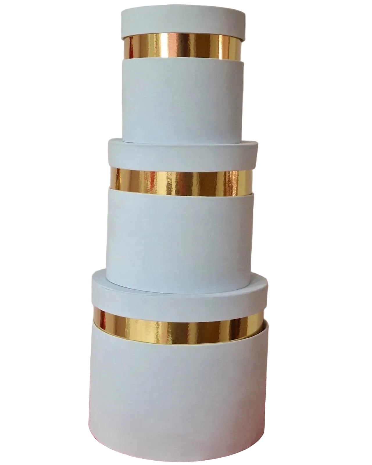 Scatole velluto con bordo oro AZZURRO POLVERE