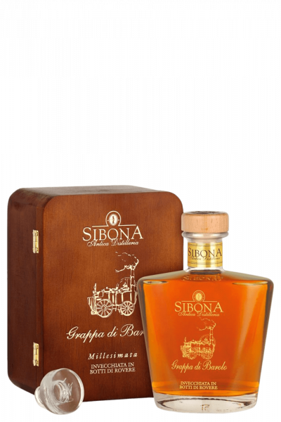 Grappa Di Barolo Millesimata 2010 Sibona 70cl (Cassetta in Legno)