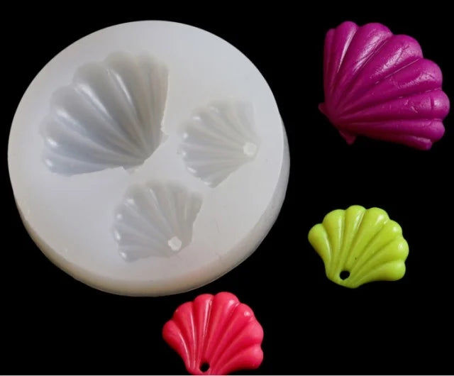 Conchiglie con FORO. Stampo Mare in Silicone