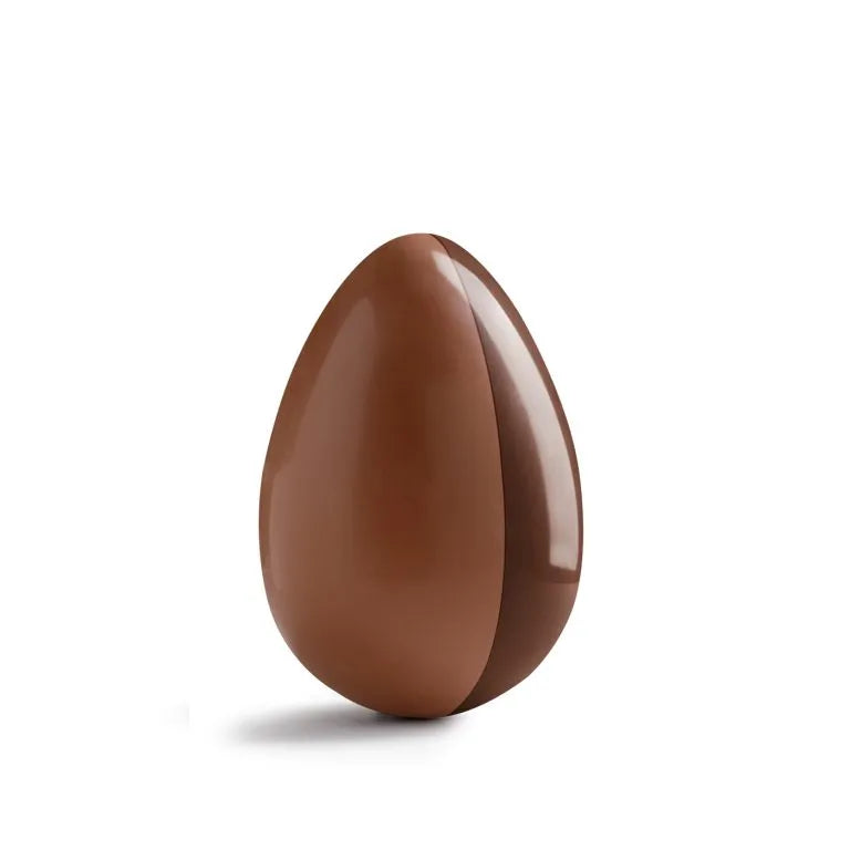 Uovo di Cioccolato Bigusto Cioccolato al Latte e Fondente 75%. Linea Bloomy
