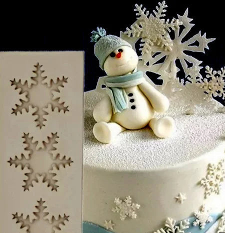 Stampo Fiocco di neve Natale con 3 forme
