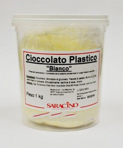 CIOCCOLATO PLASTICO BIANCO. SARACINO - WORLD PRODUCTS SHOP