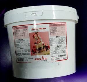 5 Kg. Bianca. Pasta di zucchero Model Saracino. Gluten Free - WORLD PRODUCTS SHOP