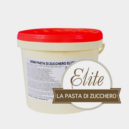 Modecor Elite White Sugar Paste. 5 kg pack. Gluten-free.