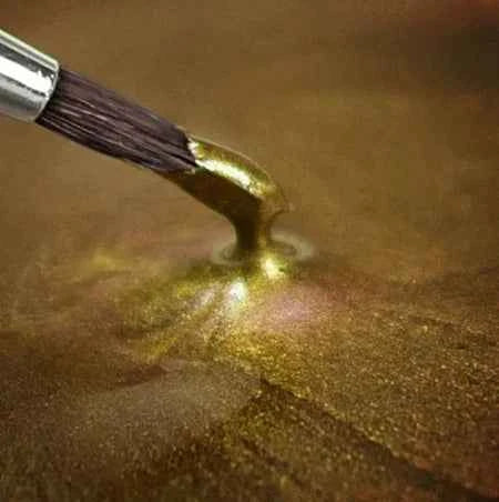 Oro Brillante Metallizzato. Vernice Colorante in gel per Pittura. Rainbow Dust