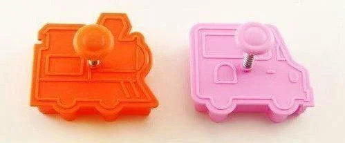 Elicottero Treno Ambulanza e Autobus. Stampi Tagliapasta