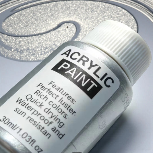 Coloranti Acrilici Metallici Set 3pz