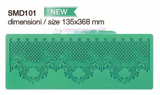 Nuovissima Greca in silicone per decoro Linea Magic Decor SMD101 Pavoni.