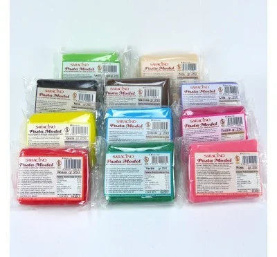 250 gr. Giallo. Pasta di zucchero Model Saracino. Gluten Free