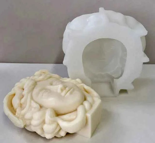 Medusa Versace di 18 cm. Grande Stampo in silicone anche per Candele