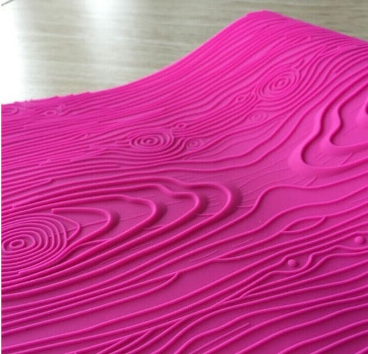 Wood Grain. Extra Large Silicone Mold. Edge: 447 x 240 mm.