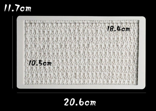 Maglia Lana Uncinetto. Grande Stampo in silicone