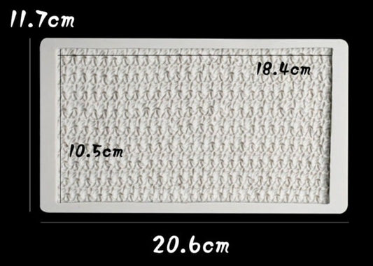 Maglia Lana Uncinetto. Grande Stampo in silicone