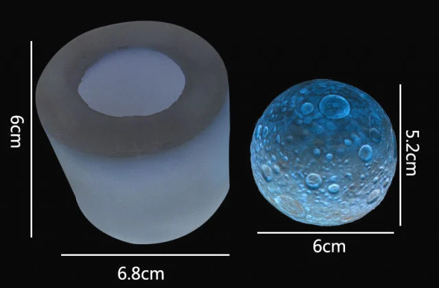 Luna Spazio. Stampo in silicone anche per Candele - WORLD PRODUCTS SHOP