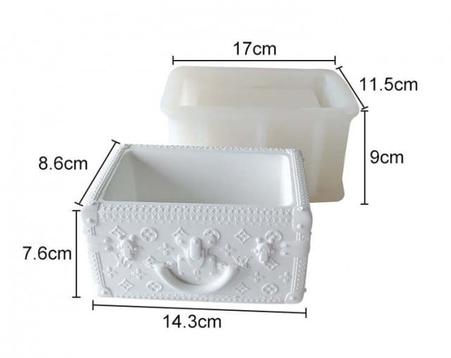 Designer Trunk Vase Mold