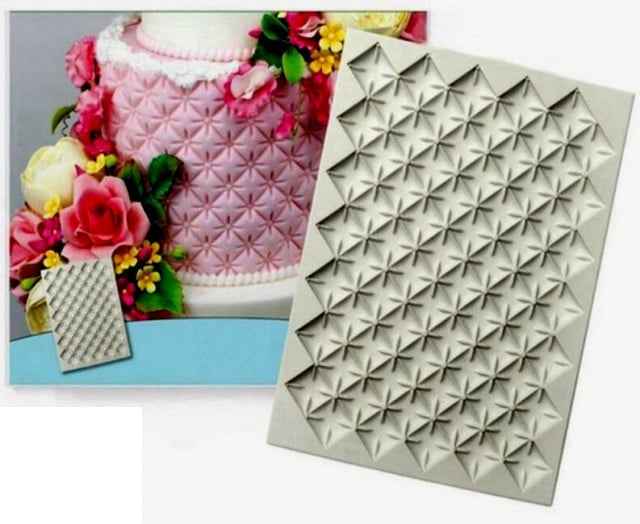 Grande Trapunta incrociata. Stampo in silicone