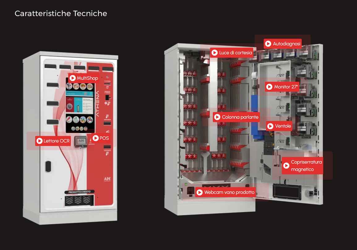 ATHENA EXTRA. DISTRIBUTORE AUTOMATICO TABACCHI E ANNESSI