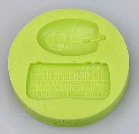 Tastiera Computer e Mouse. Stampo in silicone