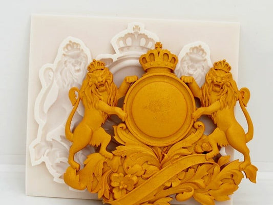 Beautiful Vintage Baroque decorative mold. Silicone mold.
