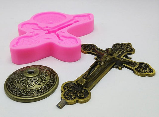 My First Communion. 10 x 10 cm. Leaf Arch. Embossed Cookie Cutter.