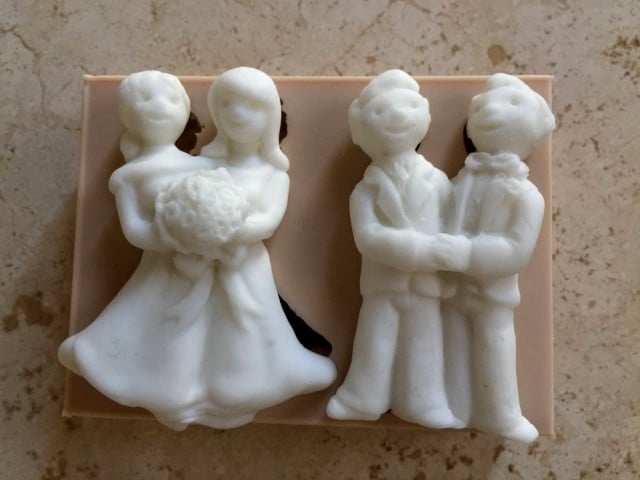 Gay Married Couple (both male and female). Silicone mold.