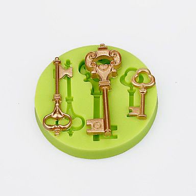 Vintage Baroque Key Silicone Mold