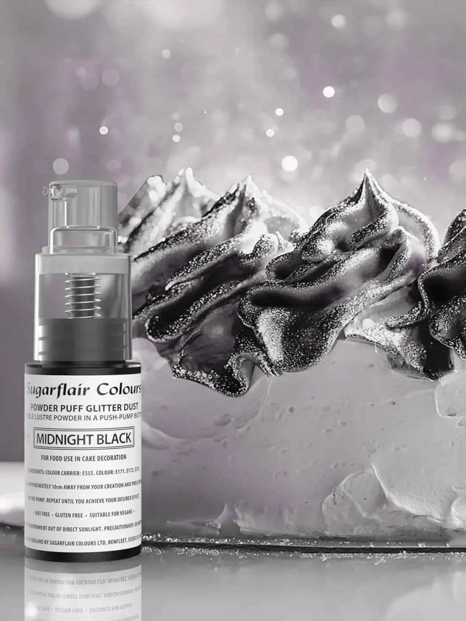 Polvere Spray Glitter Viola perlescente. Naturale 100% ed edibile per Candele e Saponi