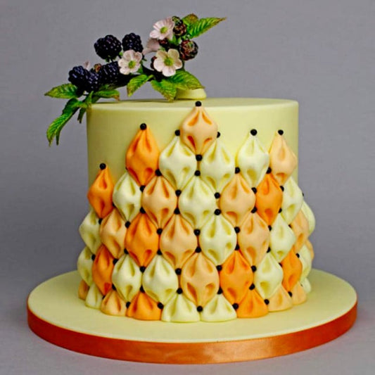 Easy Fabric Puff. Elegant Silicone Edge