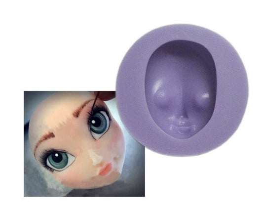 Elsa's Face Mold from the Frozen Movie in Silicone