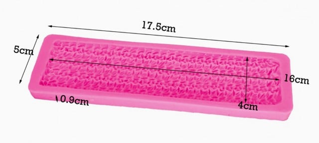 Uncinetto a Maglia. Fantastico Stampo in silicone in alta definizione