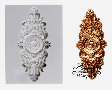 Elegante Diadema Barocco Vintage. Stampo in silicone