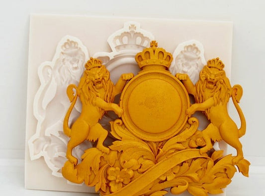 Beautiful Vintage Baroque decorative mold. Silicone mold.