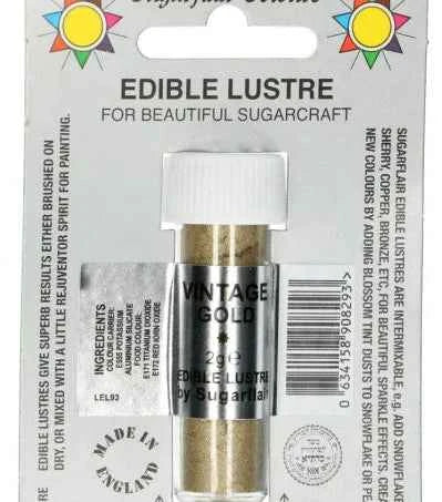 Oro Antico Perlescente. Colorante concentrato in polvere. Sugarflair