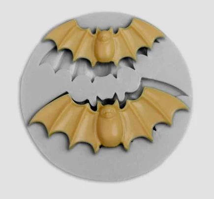 Pipistrello. Stampo Halloween con 2 forme in silicone