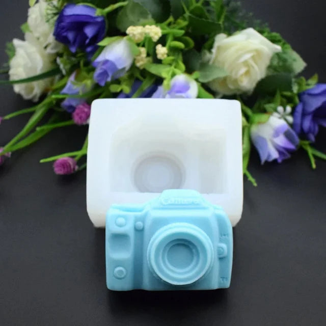 Macchina Fotografica. Stampo in silicone anche per Candele - WORLD PRODUCTS SHOP
