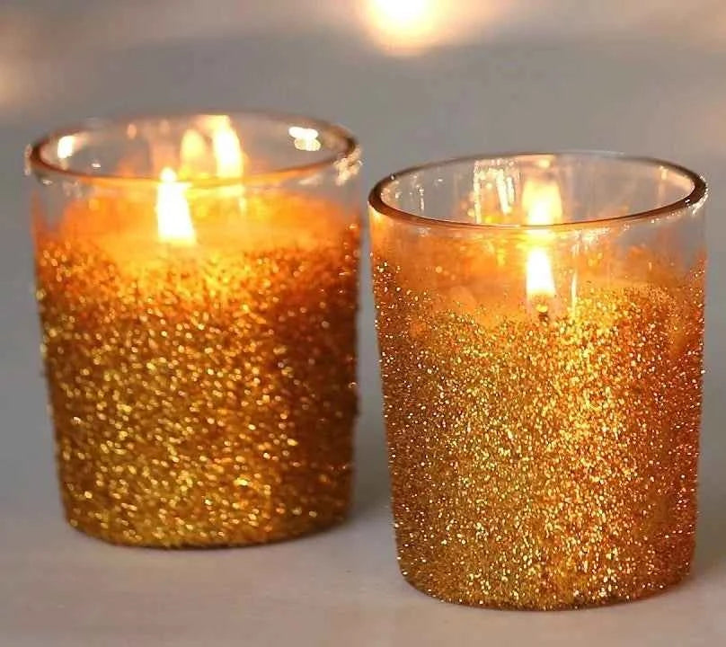 Polvere Spray Glitter Oro perlescente. Alimentare per Candele e Saponi