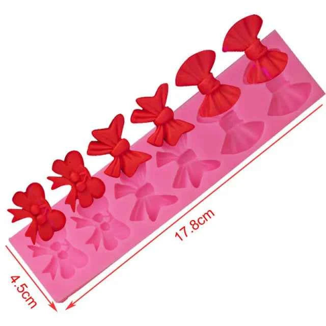 Fiocco di Neve. Stampo in Silicone con 7 forme di Fiocchi