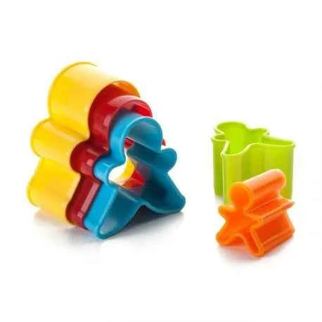 Set di 5 Gingerbread. Omino Pan di Zenzero. Tagliapasta Natale