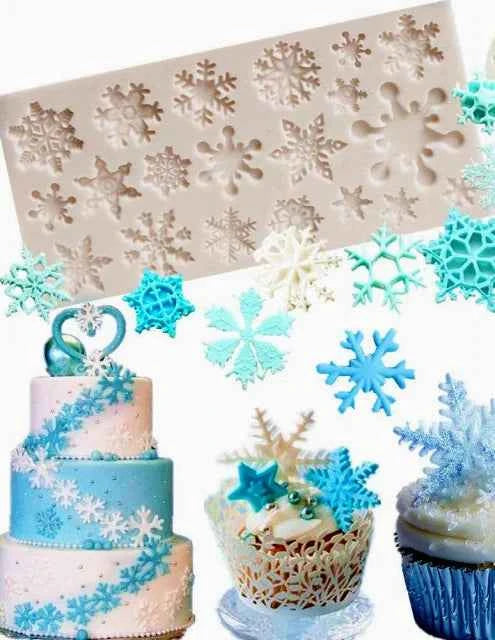 10% Fiocco di neve. Stampo in silicone