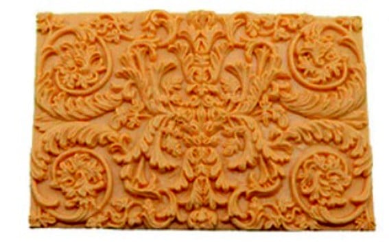 Baroque style. Decorative silicone mold.