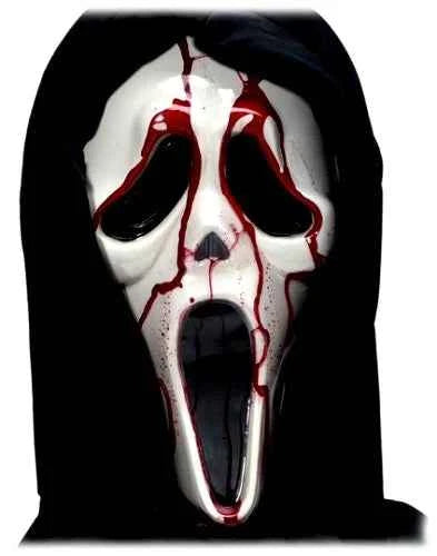 Scream con Pompa e tubo per il sangue. Fantastica maschera Horror!!