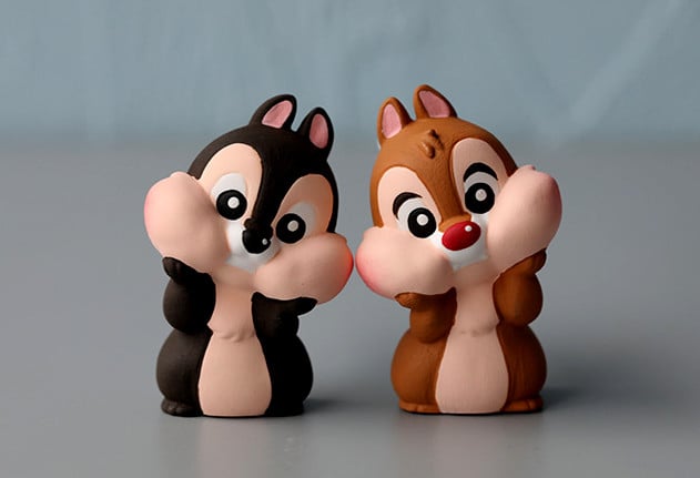 Scoiattolo inclinato a Sx. Stampo in silicone anche per Candele